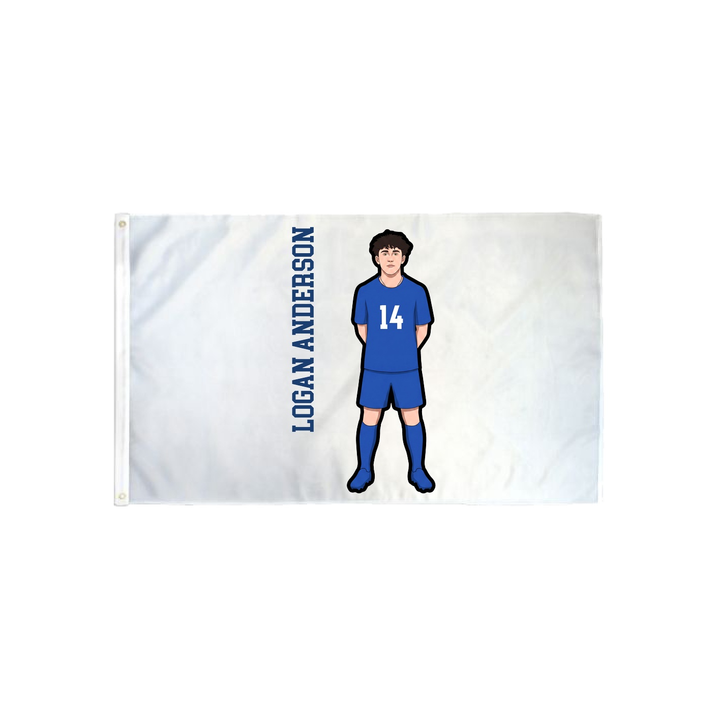 3x5 Flag — Name Vertical in Classic