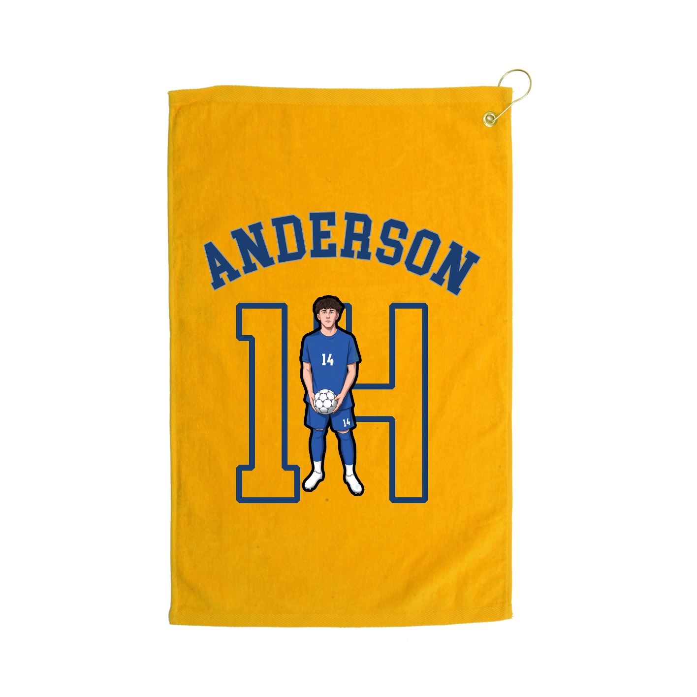 Golf Towel — Shirsey Arch in Gold