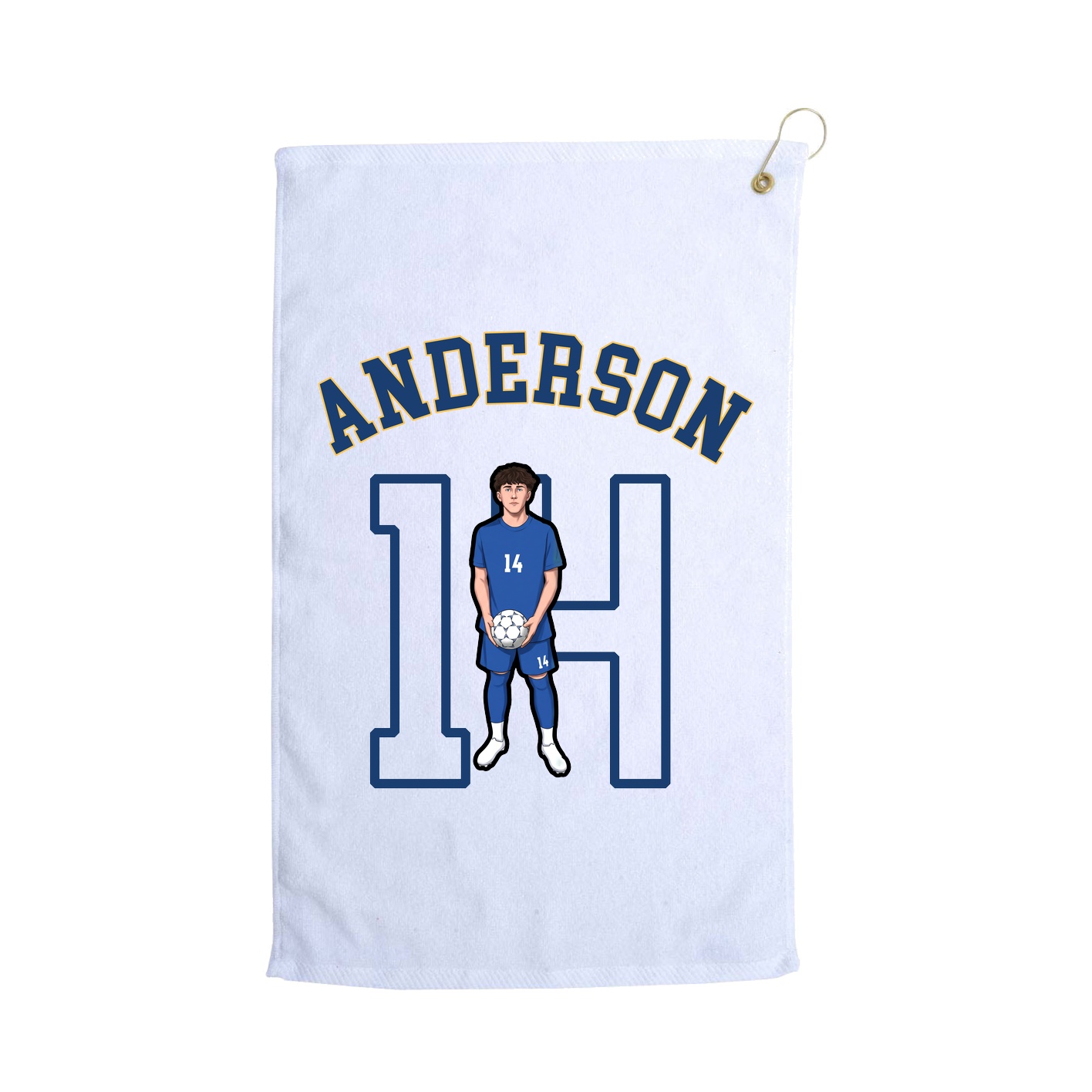 Golf Towel — Shirsey Arch in White
