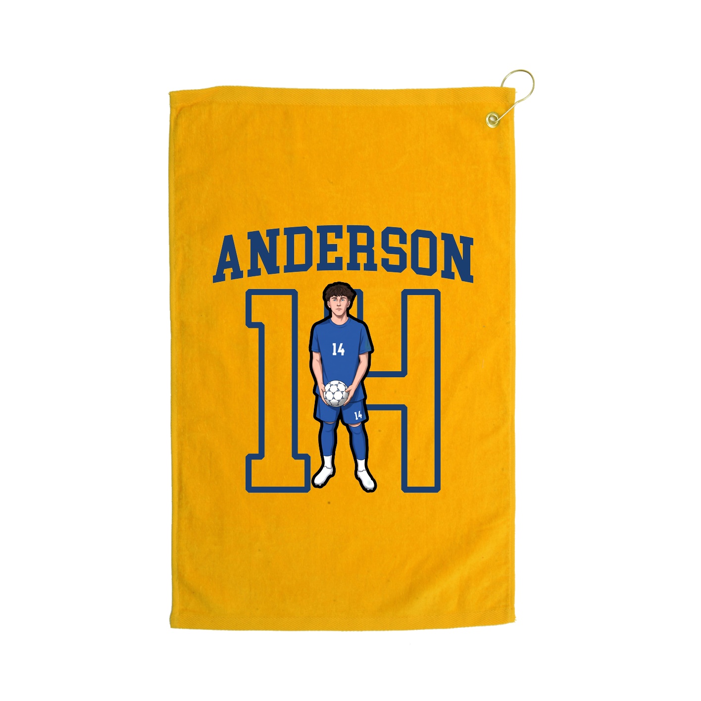 Golf Towel — Shirsey in Gold