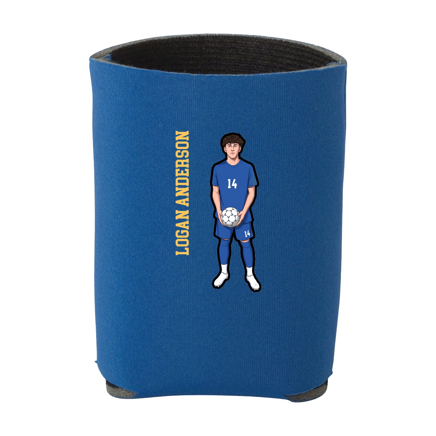 Can Holder — Name Vertical in Royal