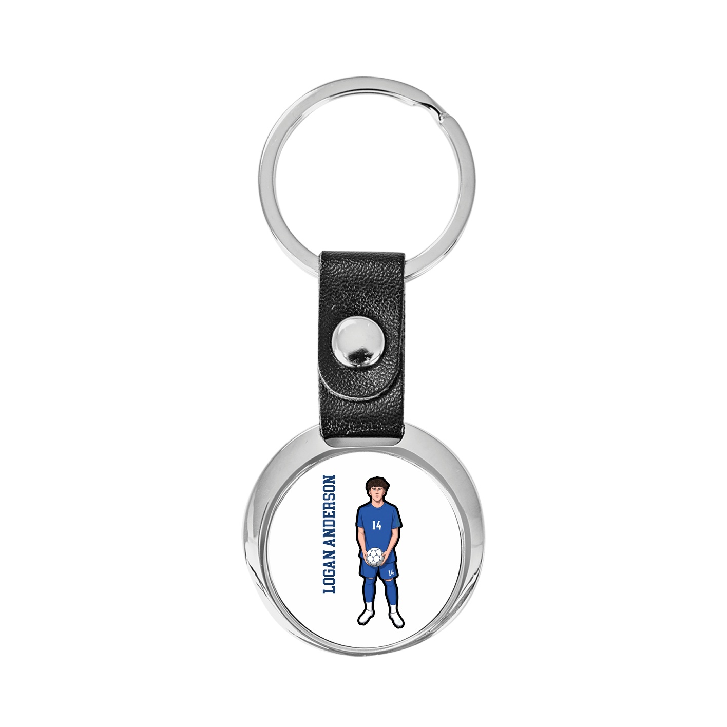 Key Chain — Name Vertical in Classic