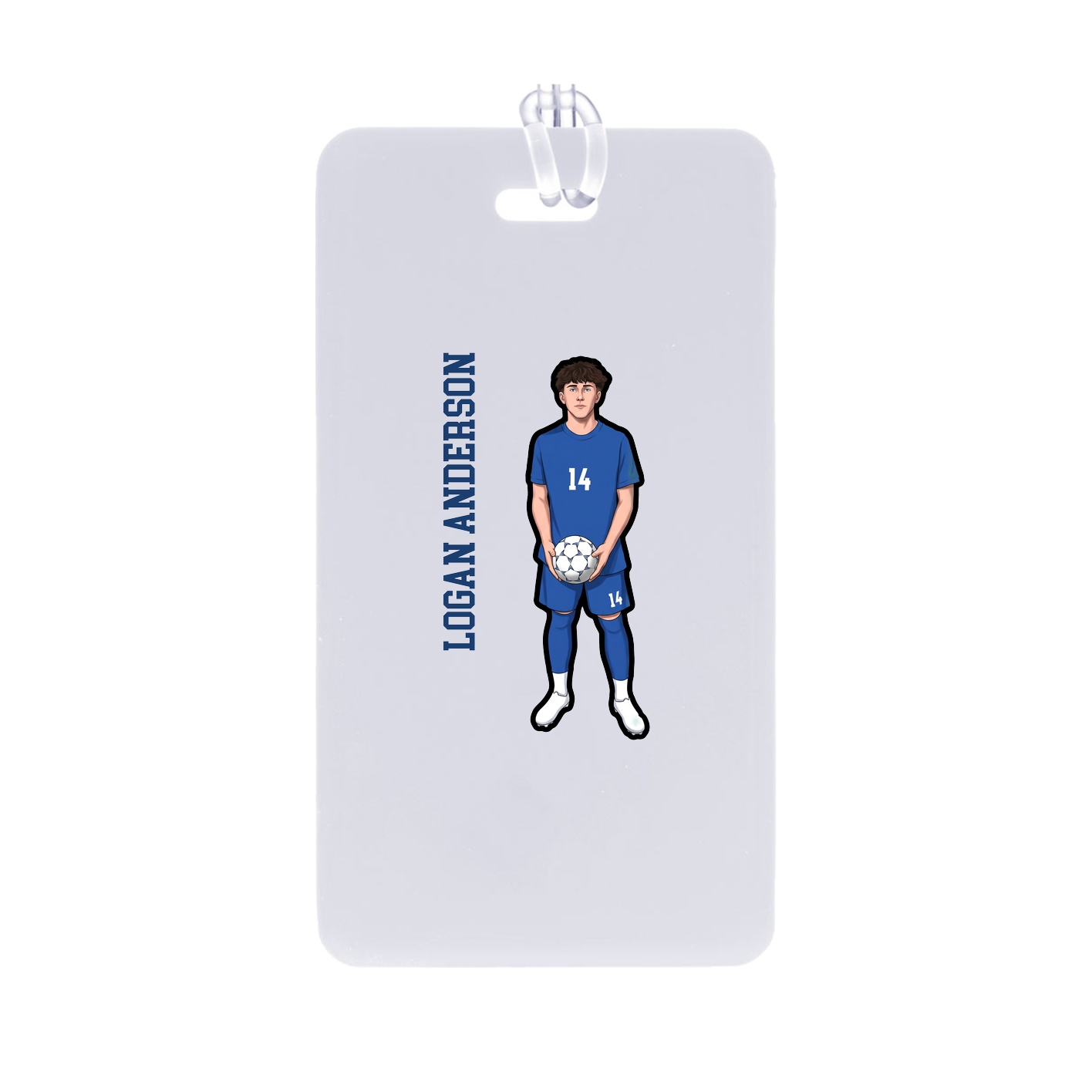 Bag Tag — Name Vertical in Classic