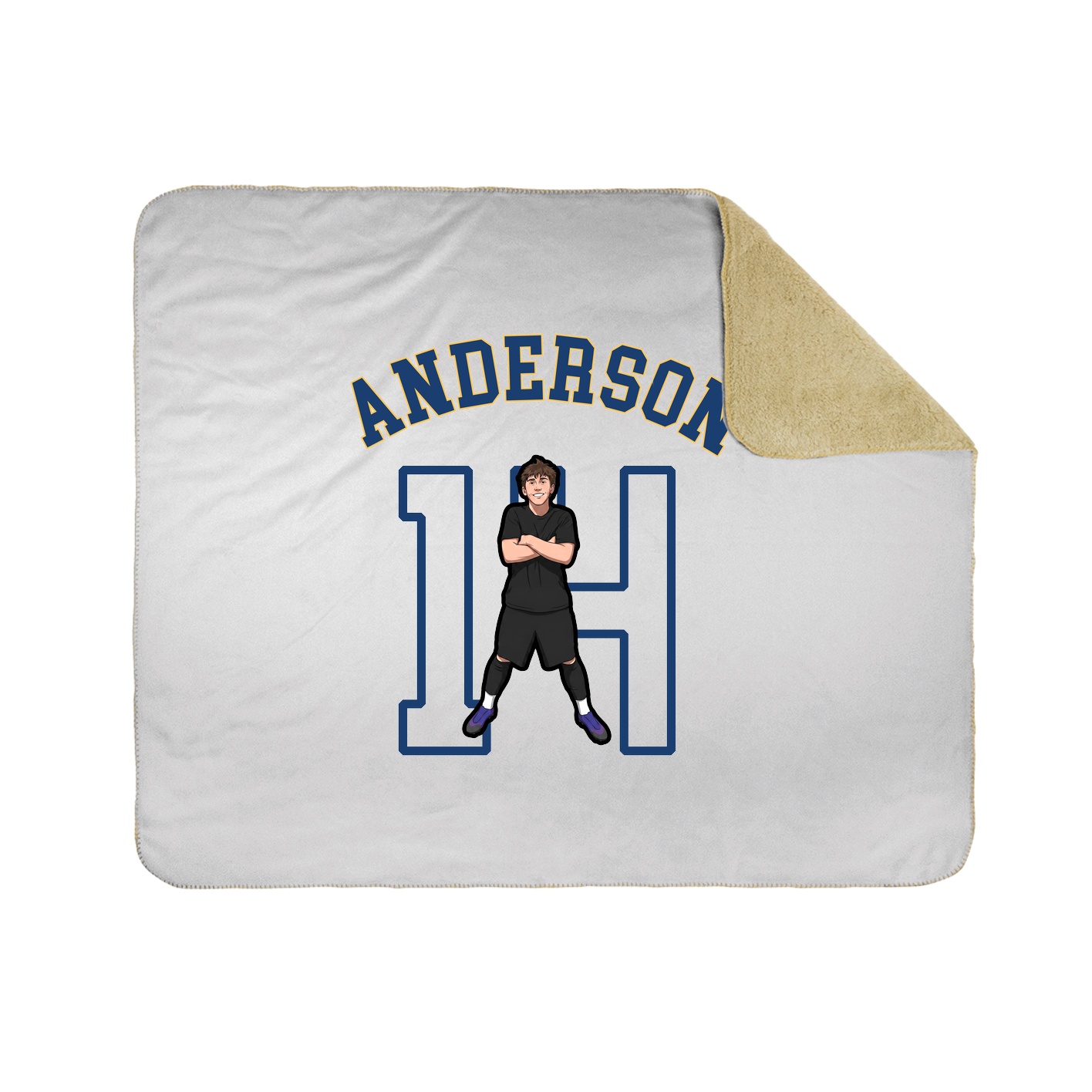 Throw Blanket — Shirsey Arch in White