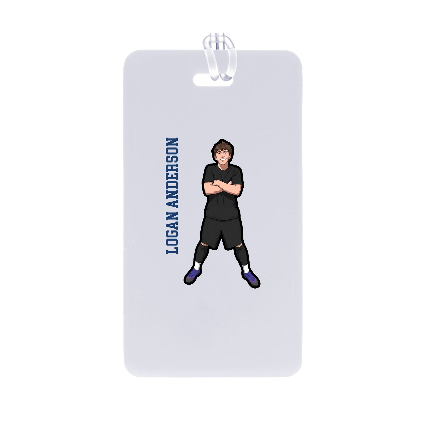 Bag Tag — Name Vertical in Classic