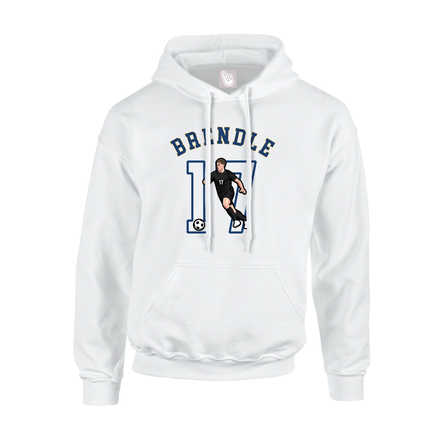 Hoodie — Shirsey Arch in White