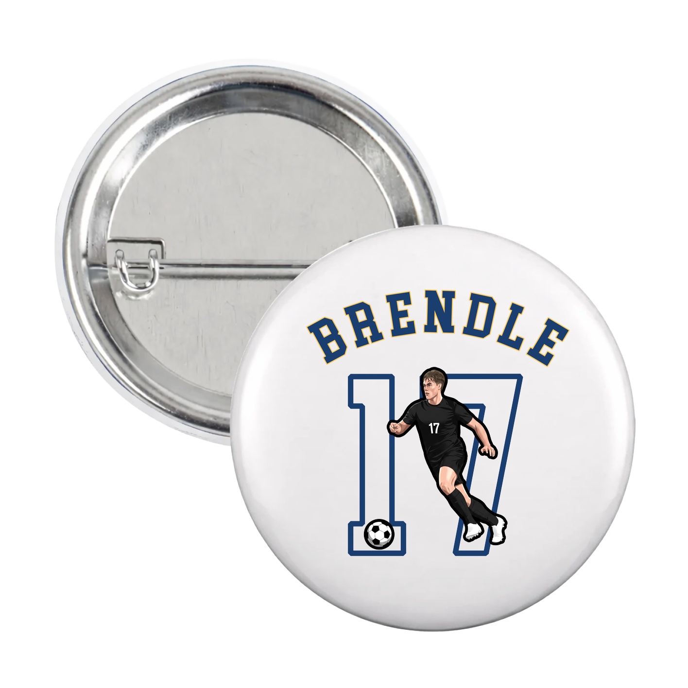 Game Day Button — Shirsey Arch in White