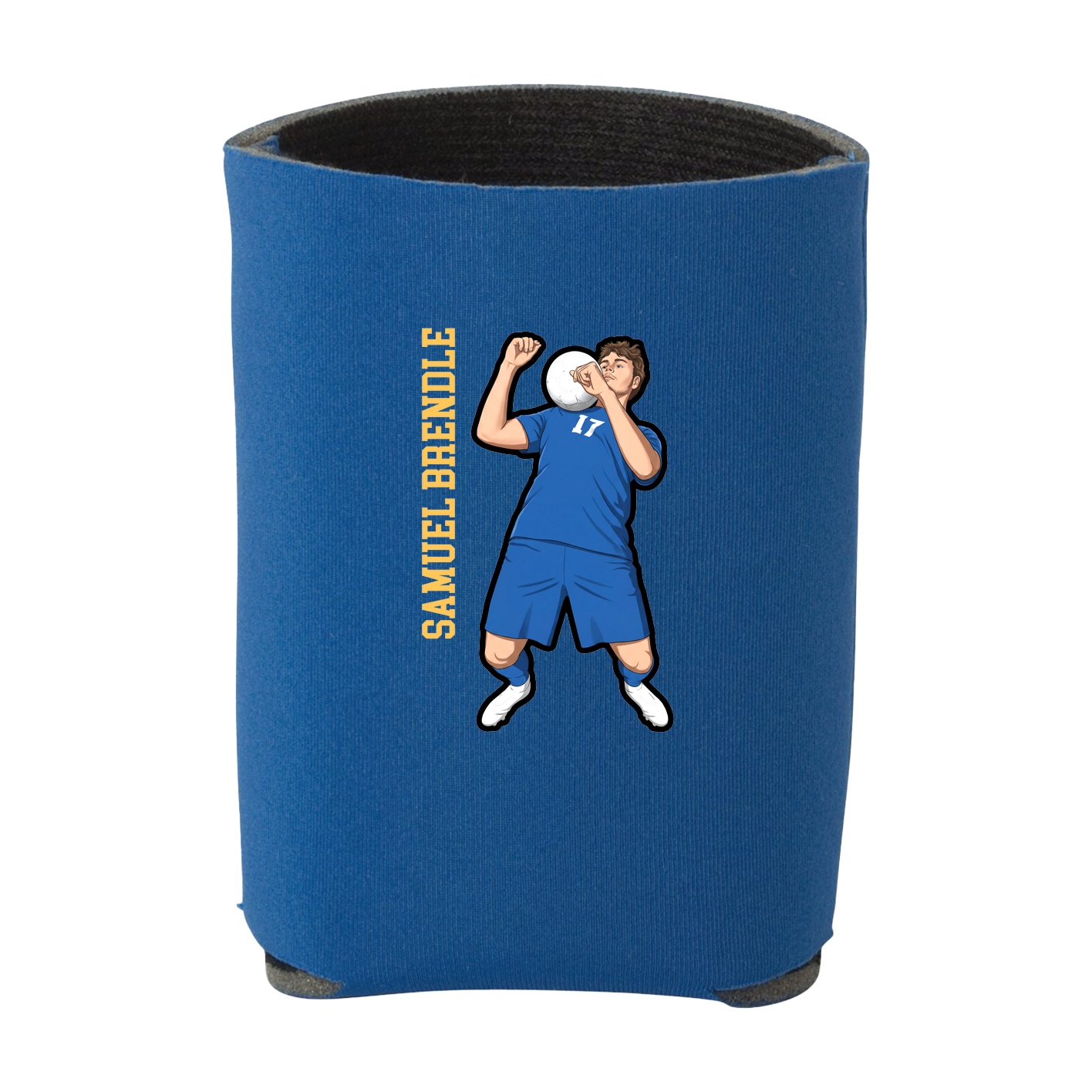 Can Holder — Name Vertical in Royal