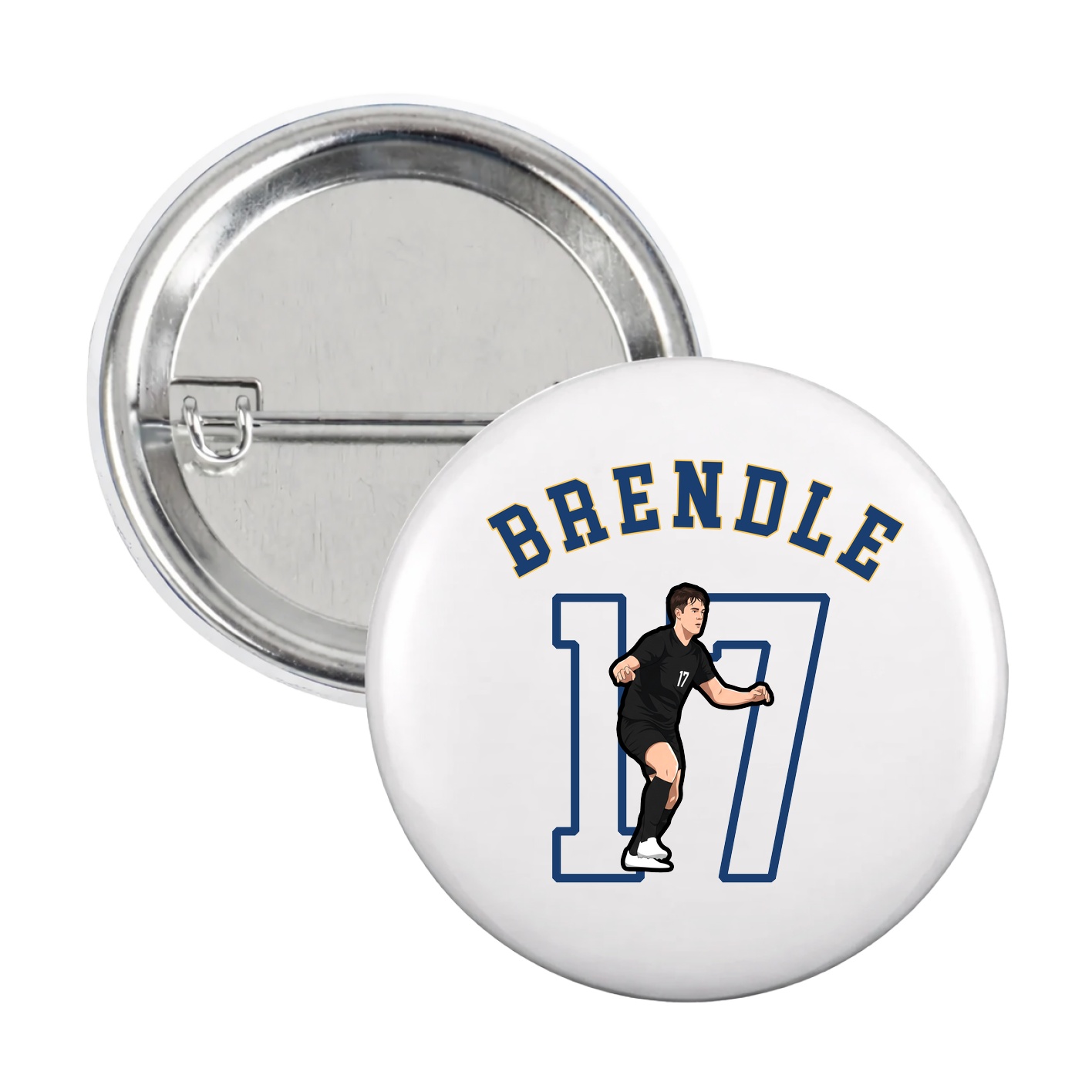 Game Day Button — Shirsey Arch in White