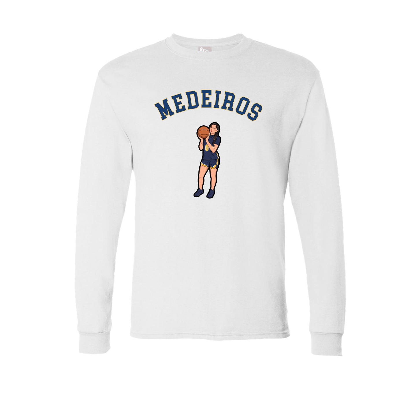 Long Sleeve Tee — Shirsey Arch in White