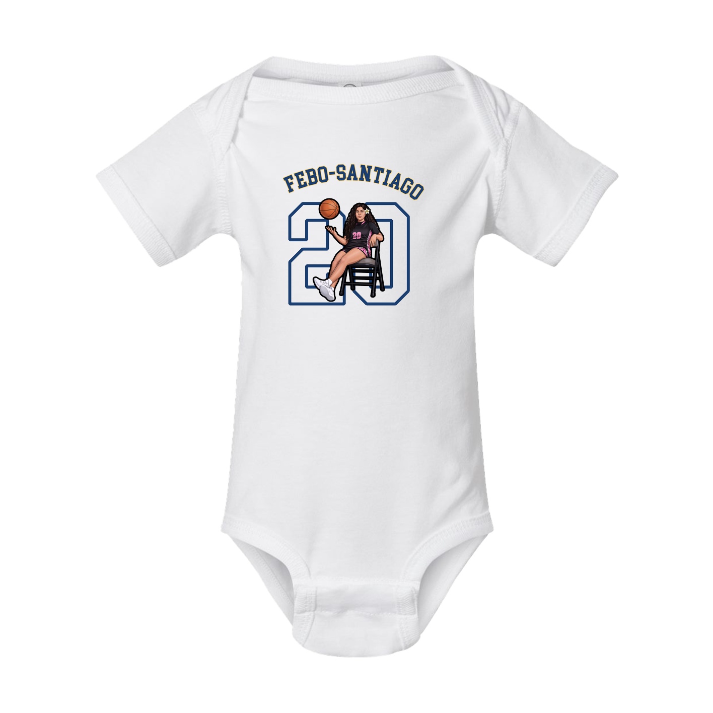 Baby Onesie — Shirsey Arch in White