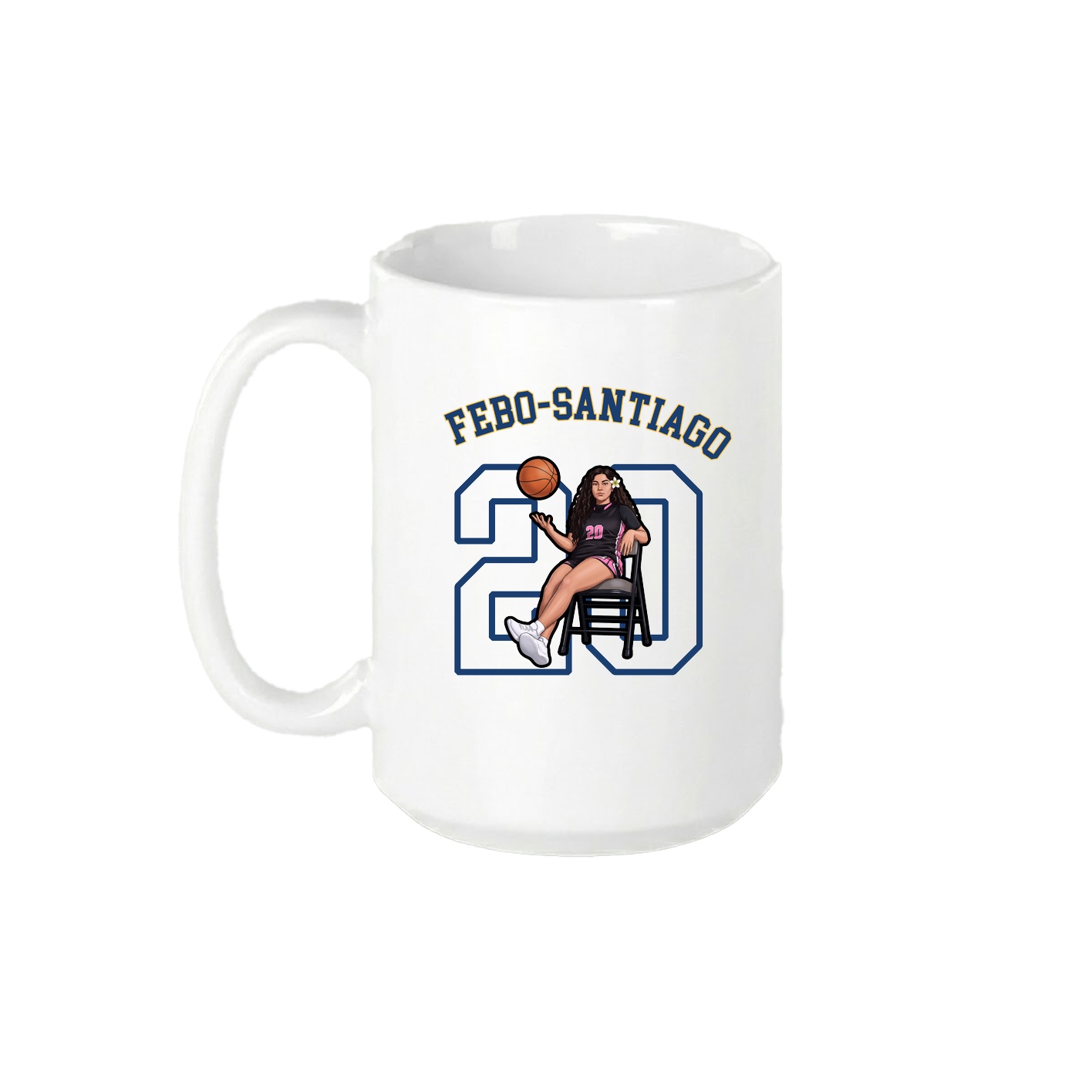 15oz Coffee Mug — Shirsey Arch in White