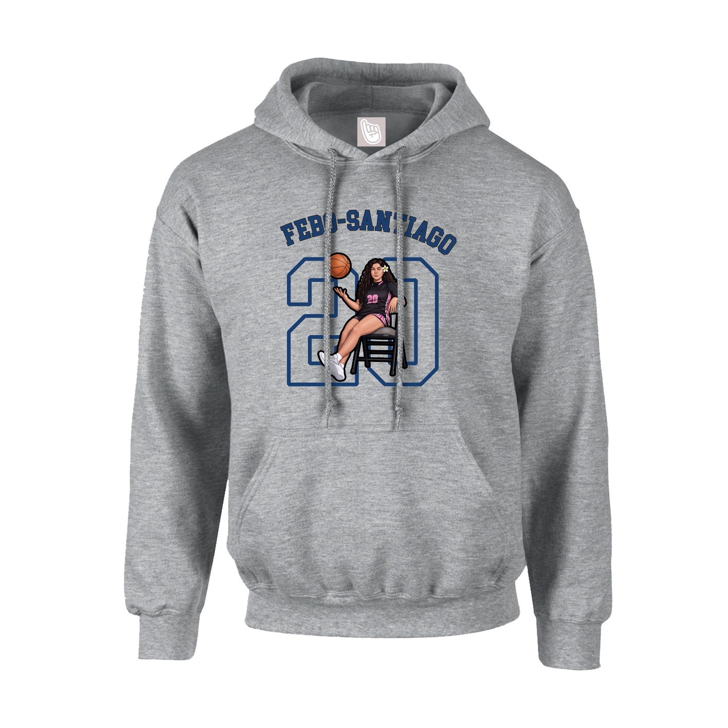 Hoodie — Shirsey Arch in Grey