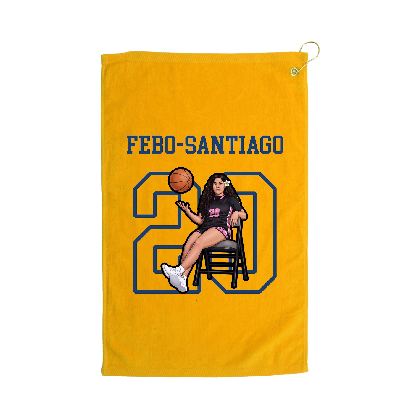 Golf Towel — Shirsey in Gold