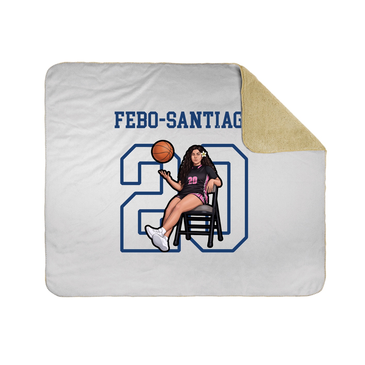 Throw Blanket — Shirsey in White