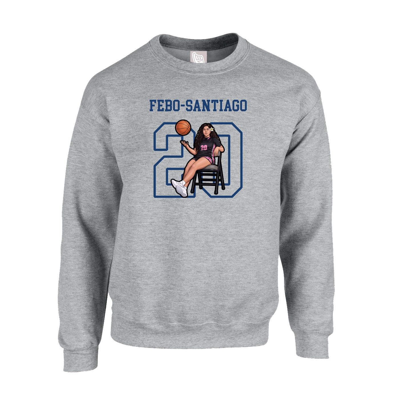 Fleece Crew — Shirsey in Grey