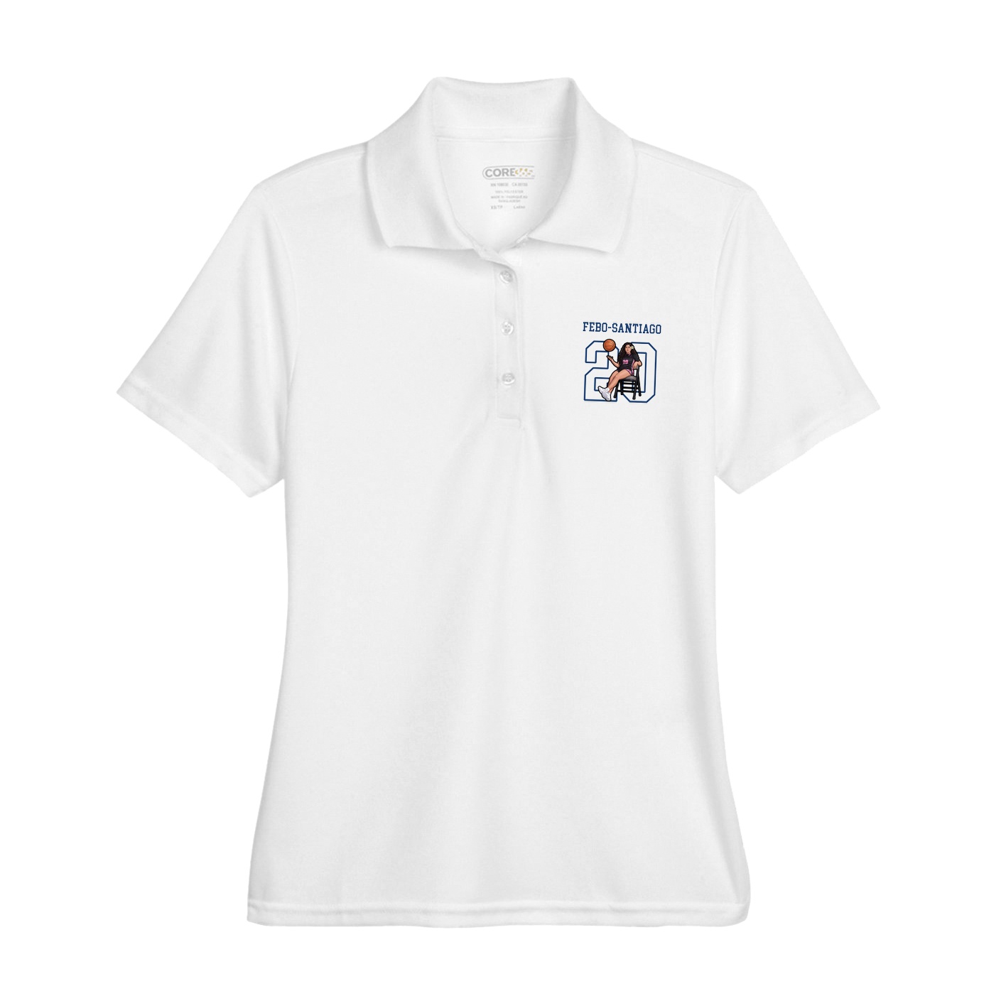 Womens Performance Polo — Shirsey in White