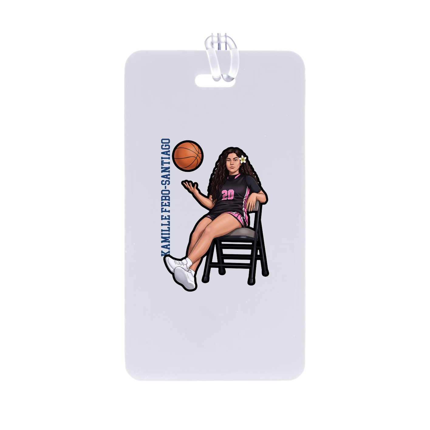 Bag Tag — Name Vertical in Classic