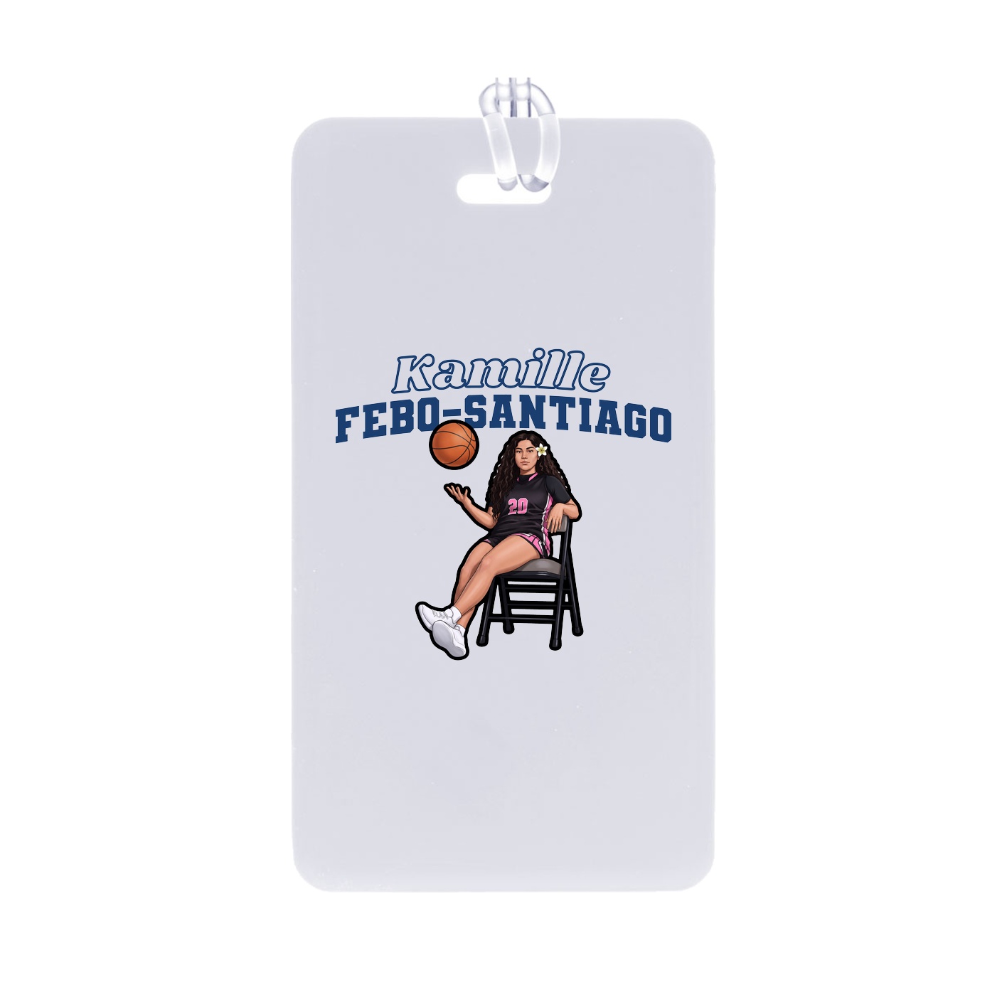 Bag Tag — Name Arch in Classic