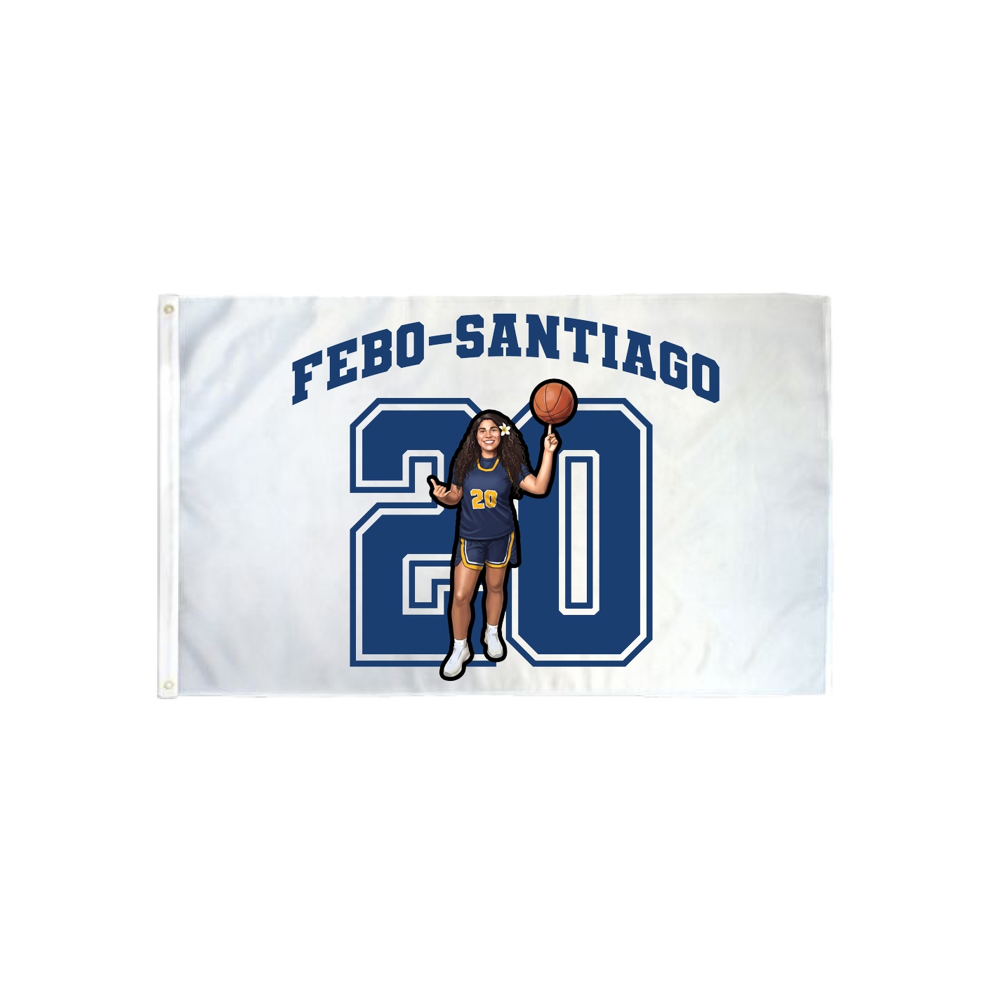 3x5 Flag — Number in Classic