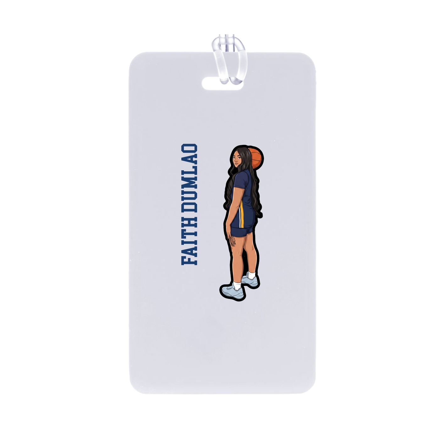 Bag Tag — Name Vertical in Classic