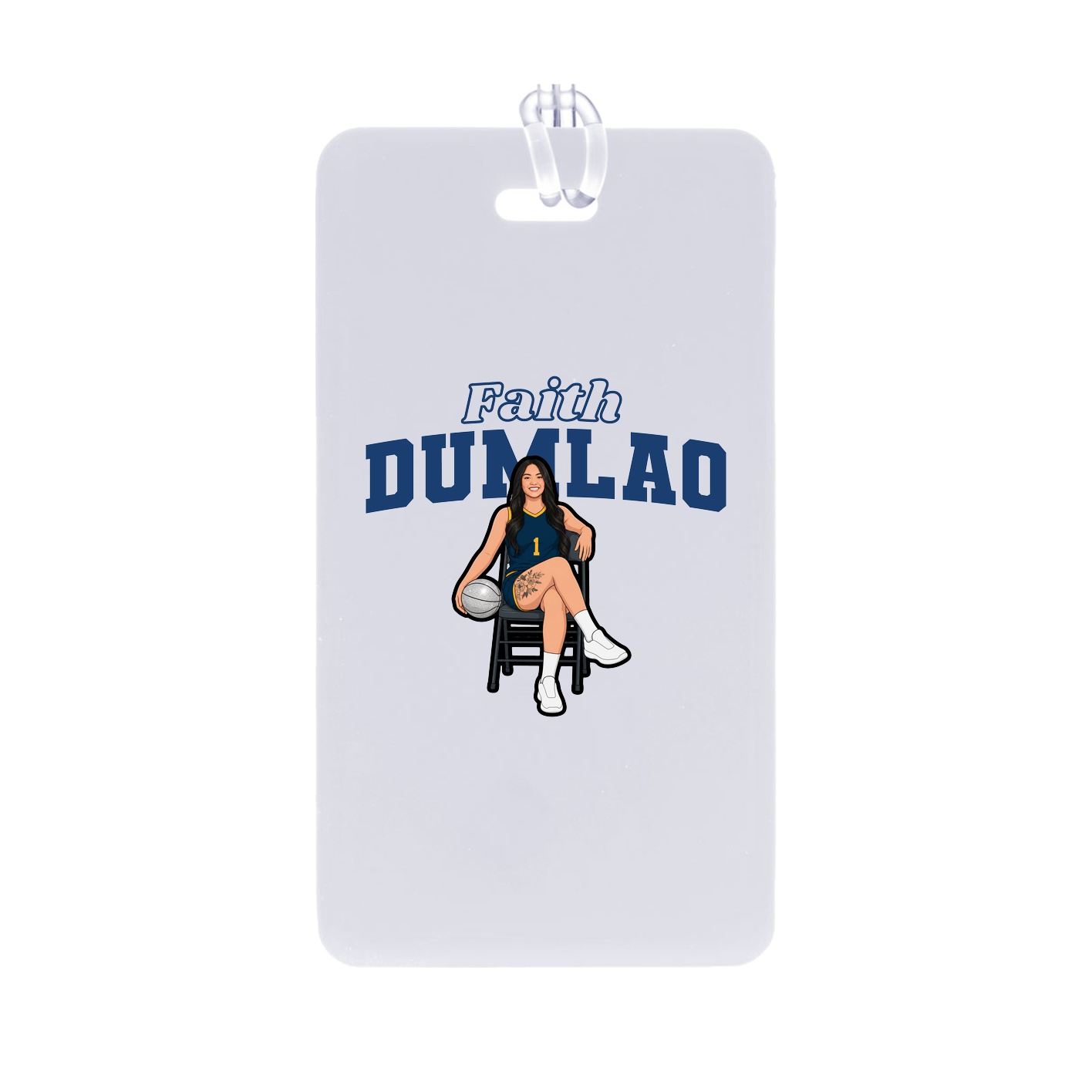 Bag Tag — Name Arch in Classic