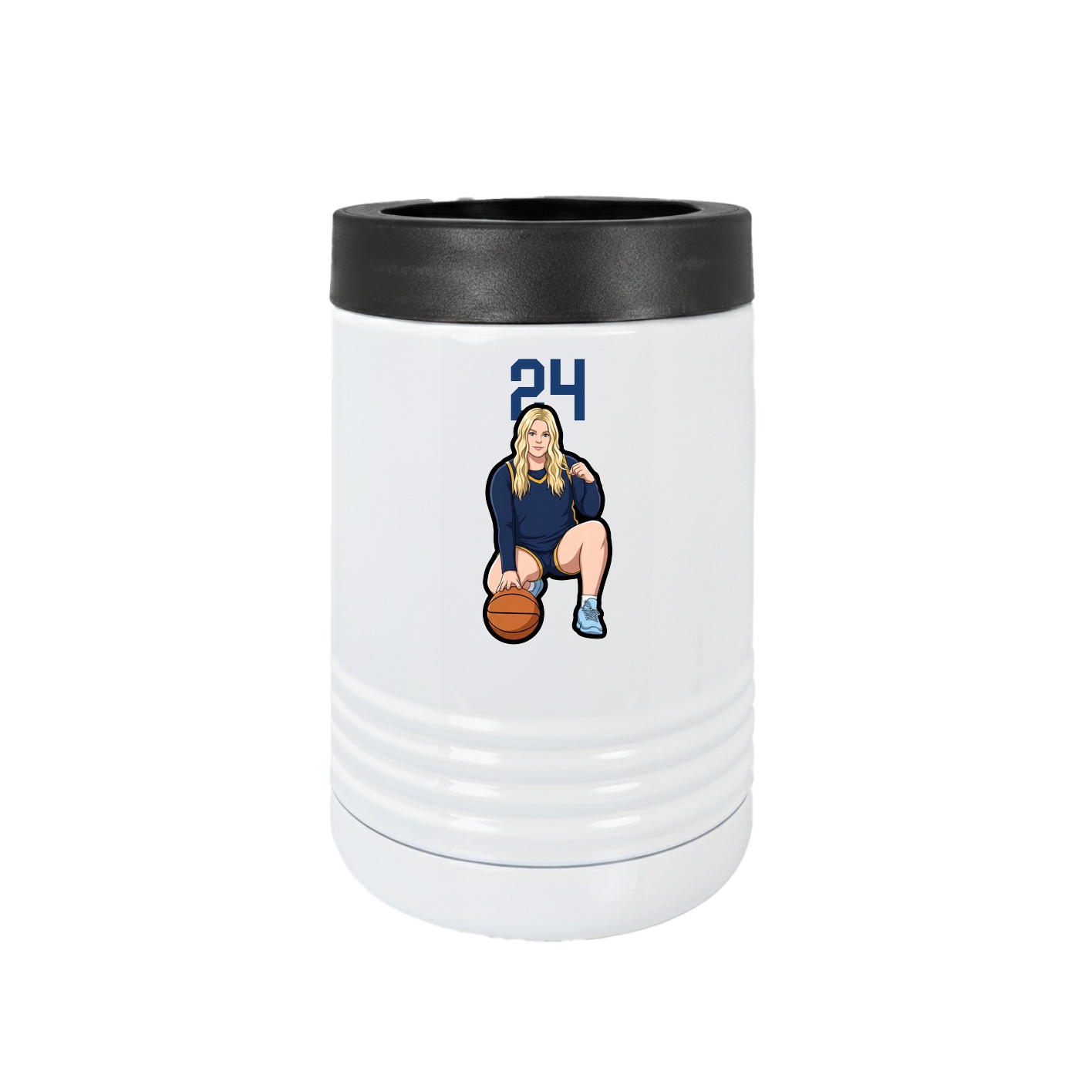 Beverage Holder — Number Top in White
