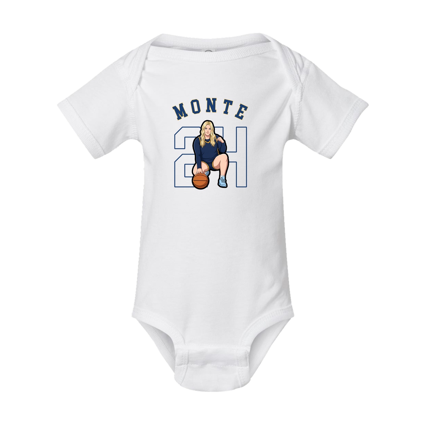 Baby Onesie — Shirsey Arch in White