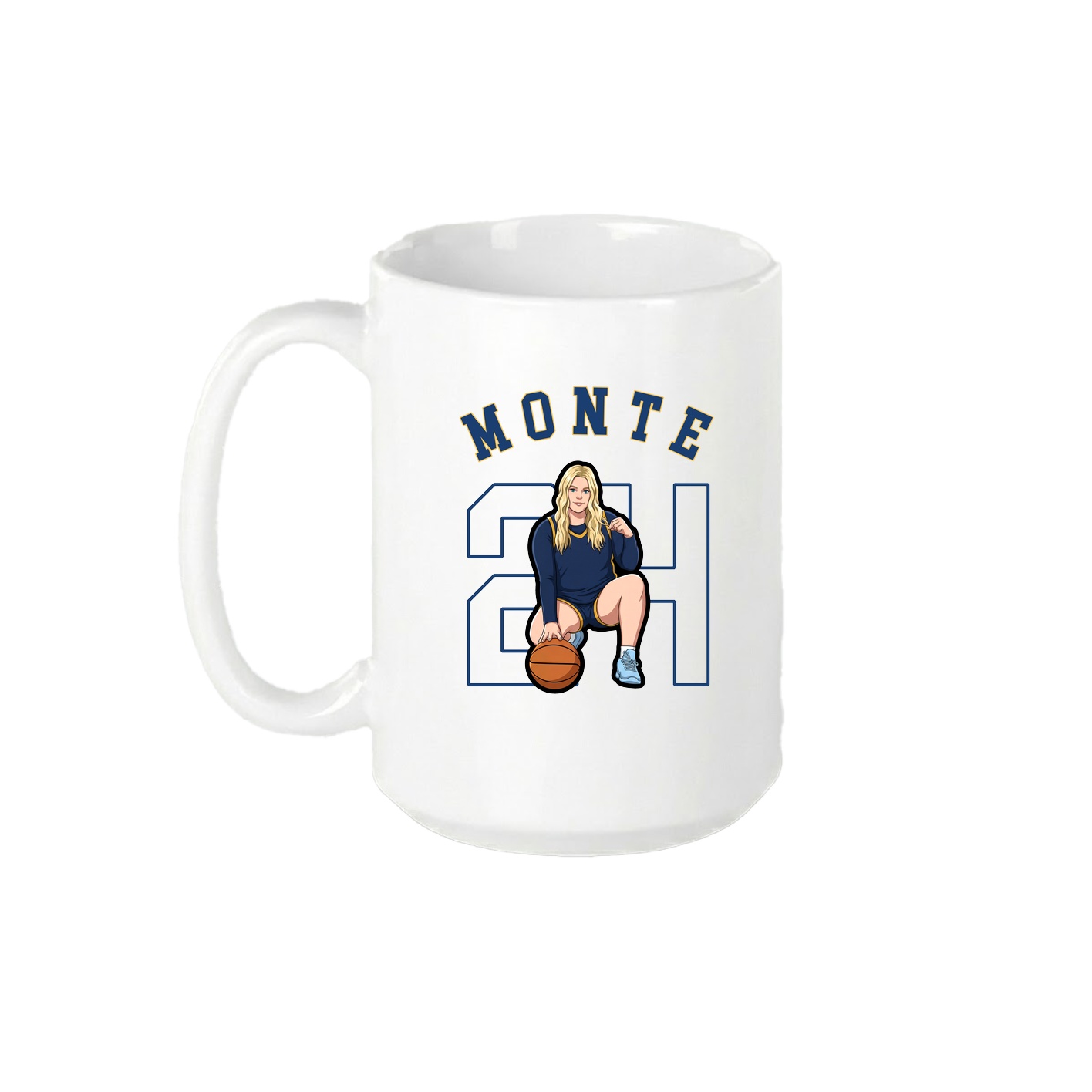15oz Coffee Mug — Shirsey Arch in White