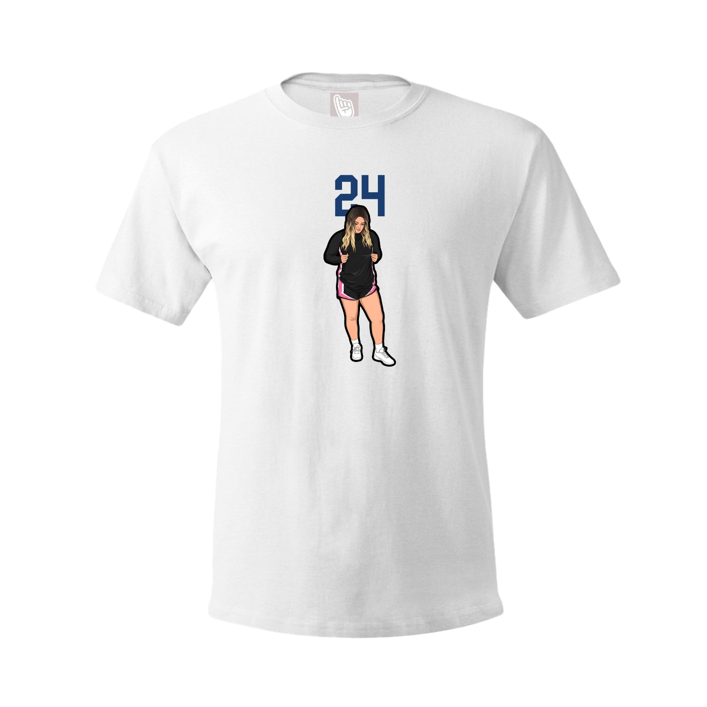Tee — Number Top in White