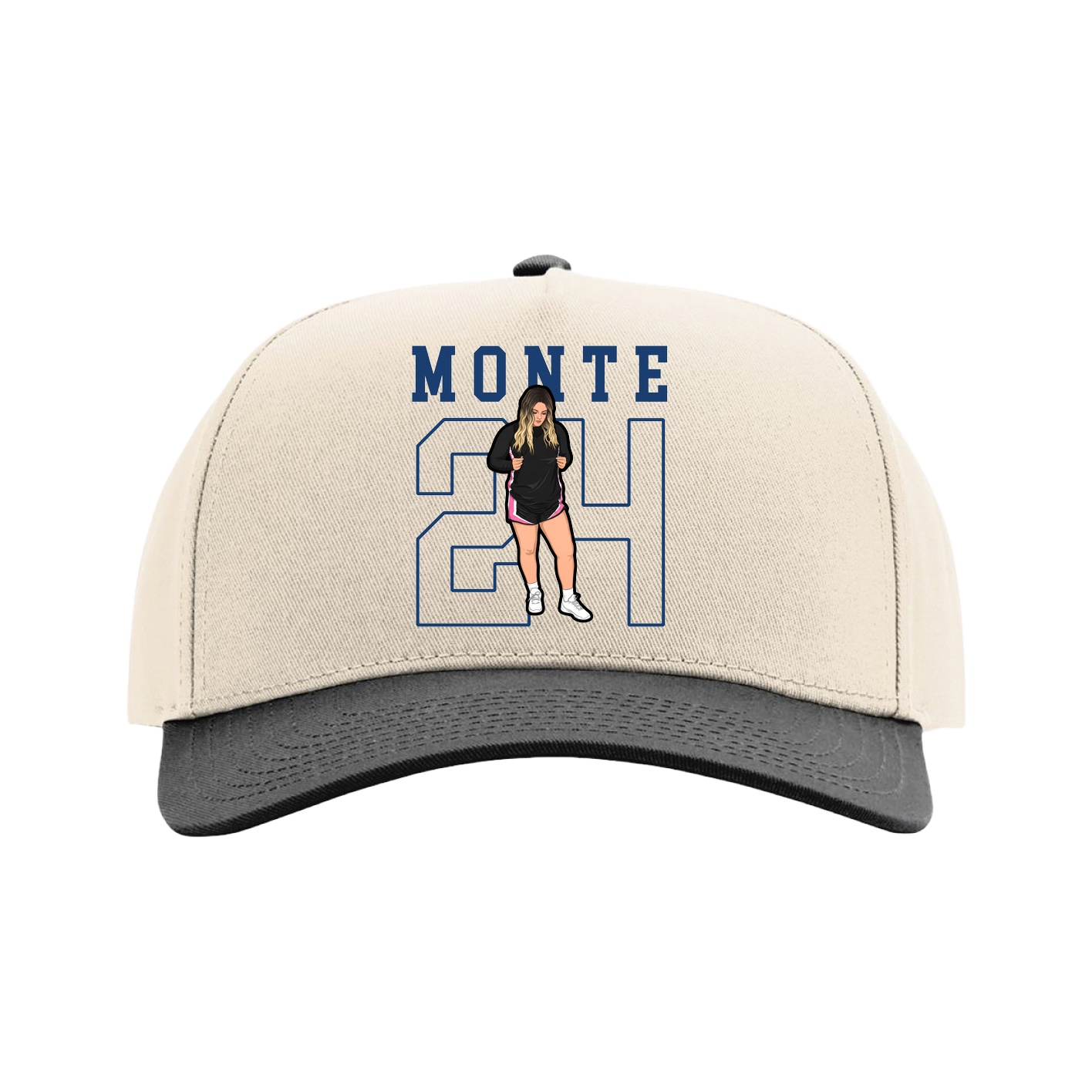 Full Fabric Five-Panel Champ Cap
