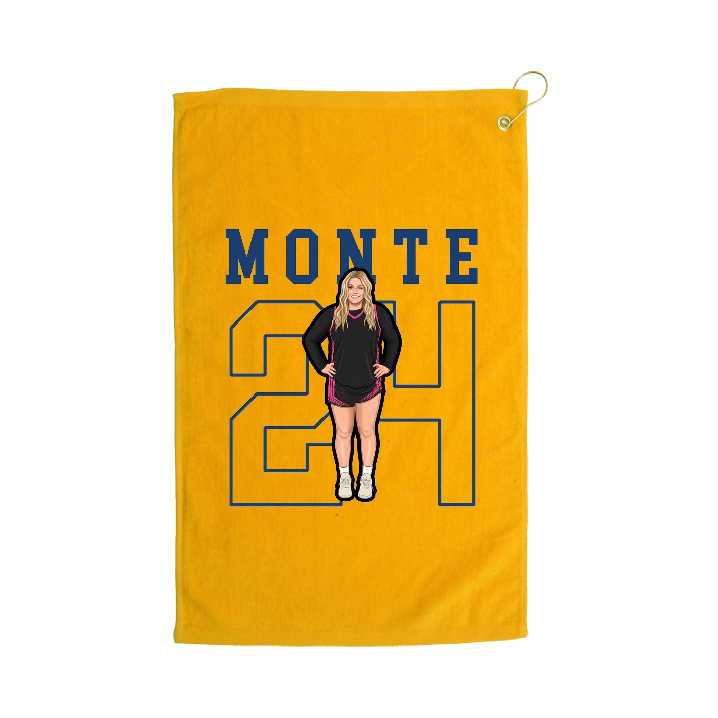 Golf Towel — Shirsey in Gold