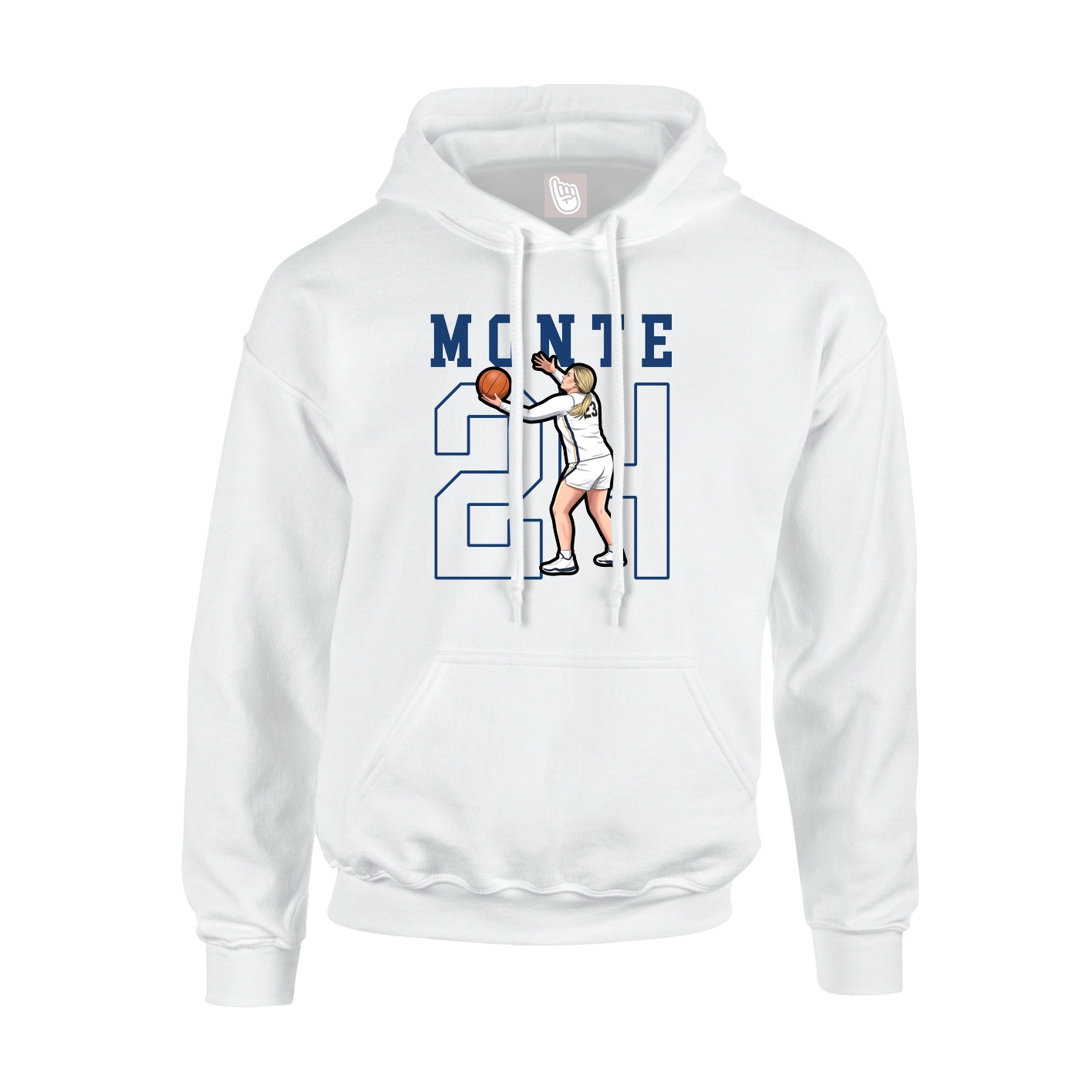 Hoodie — Shirsey in White