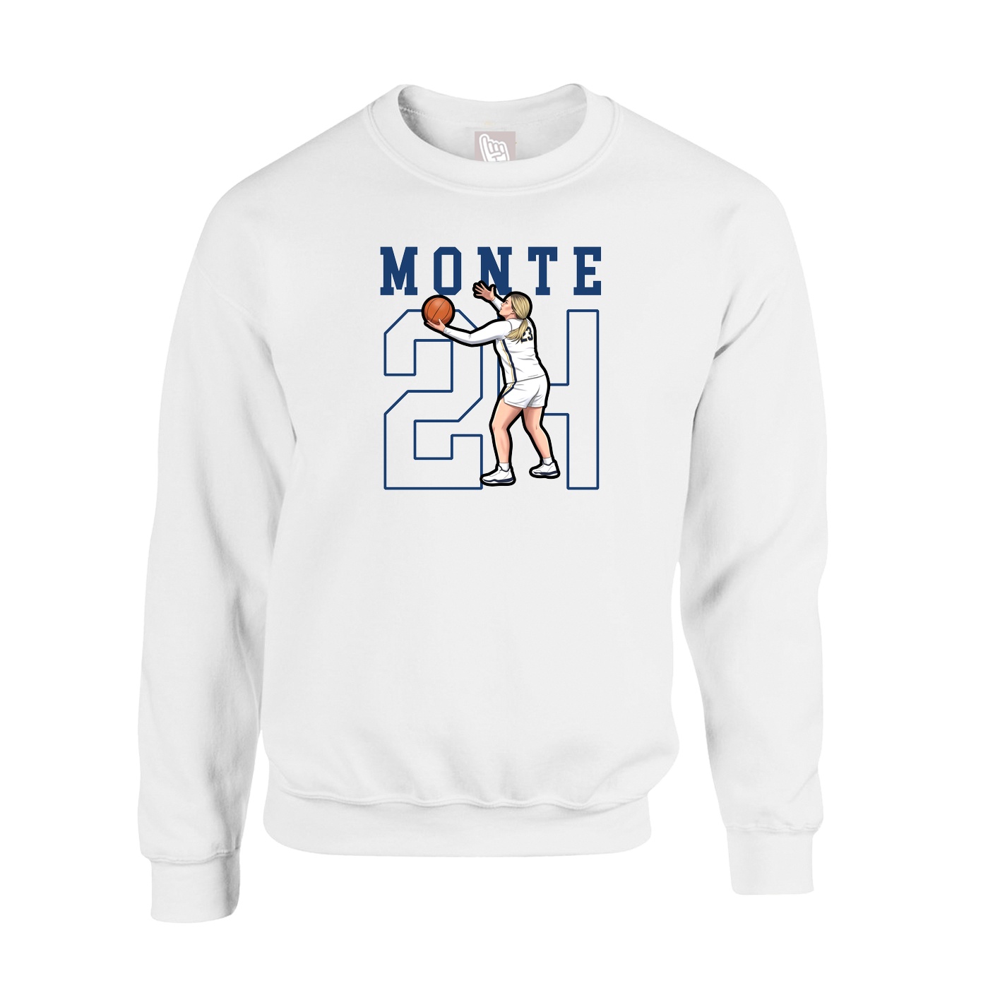 Fleece Crew — Shirsey in White