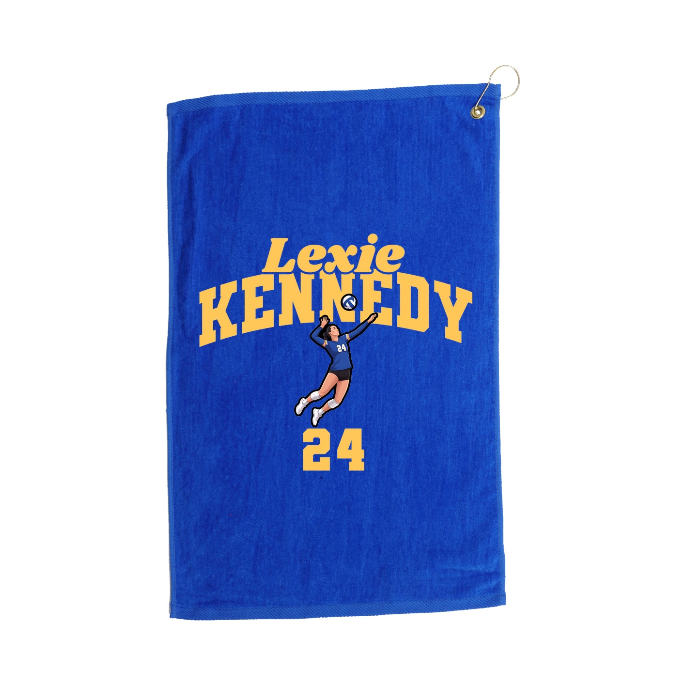 Golf Towel — Signature Arch in Royal