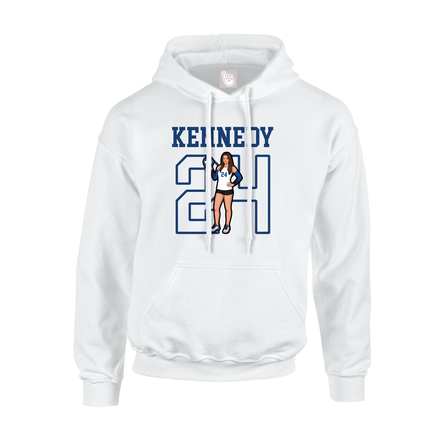 Youth Hoodie — Shirsey in White