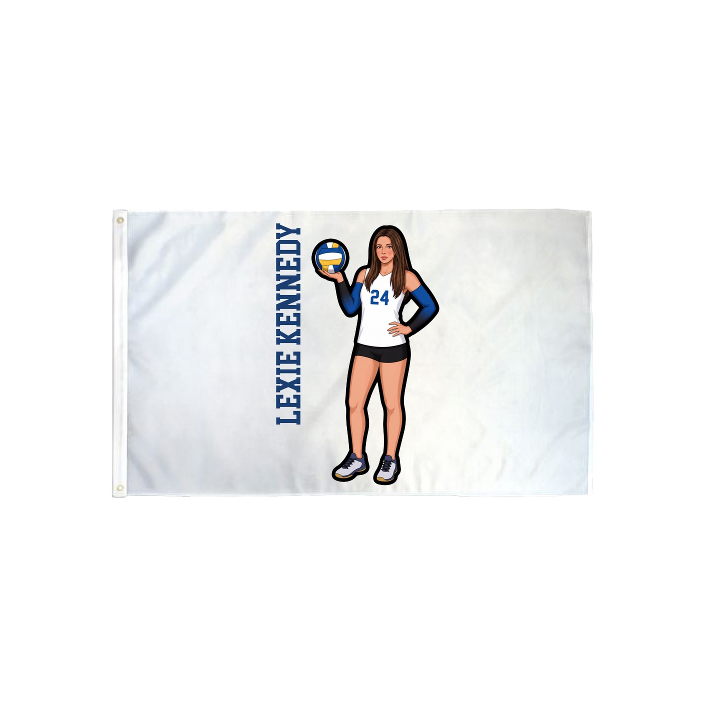 3x5 Flag — Name Vertical in Classic