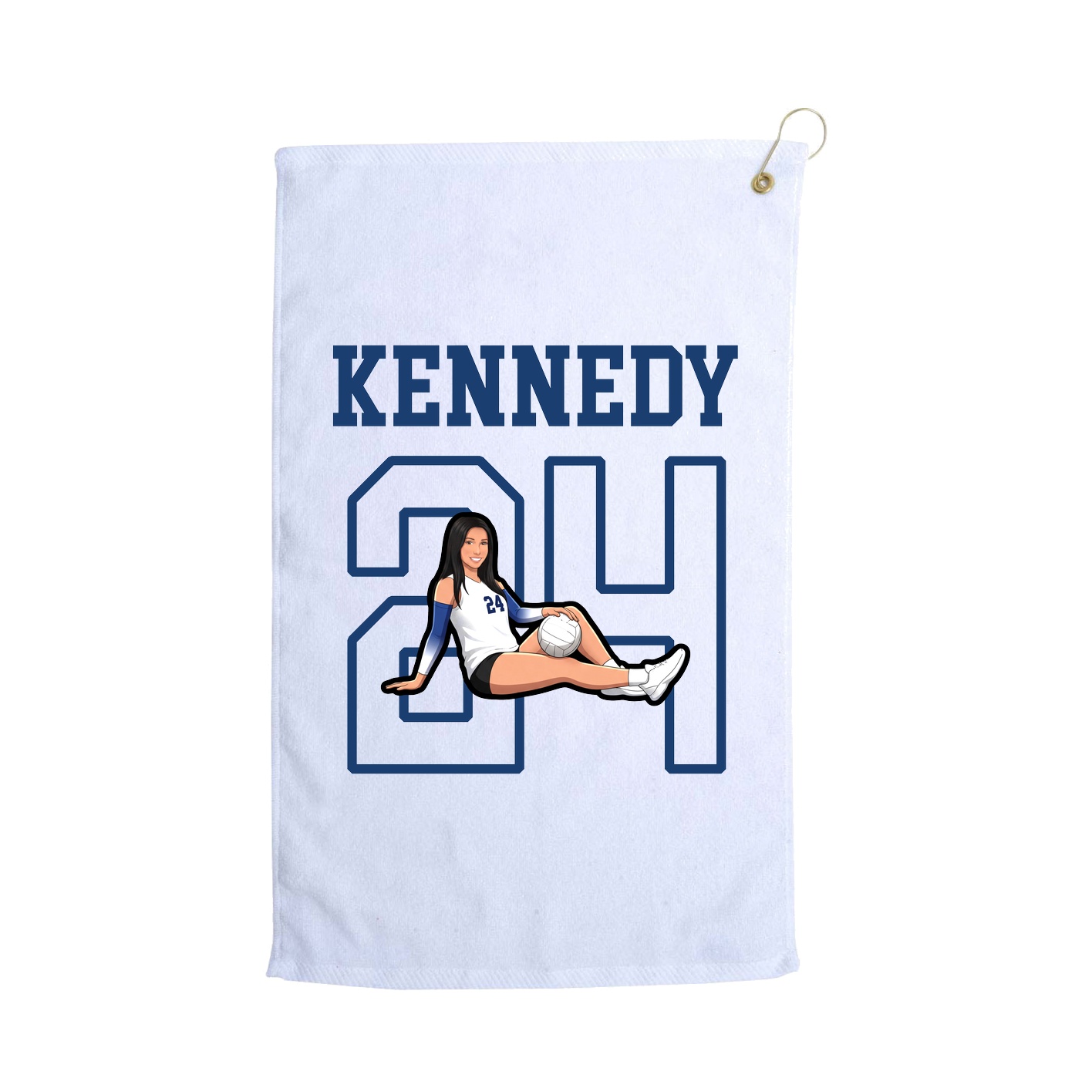 Golf Towel — Shirsey in White
