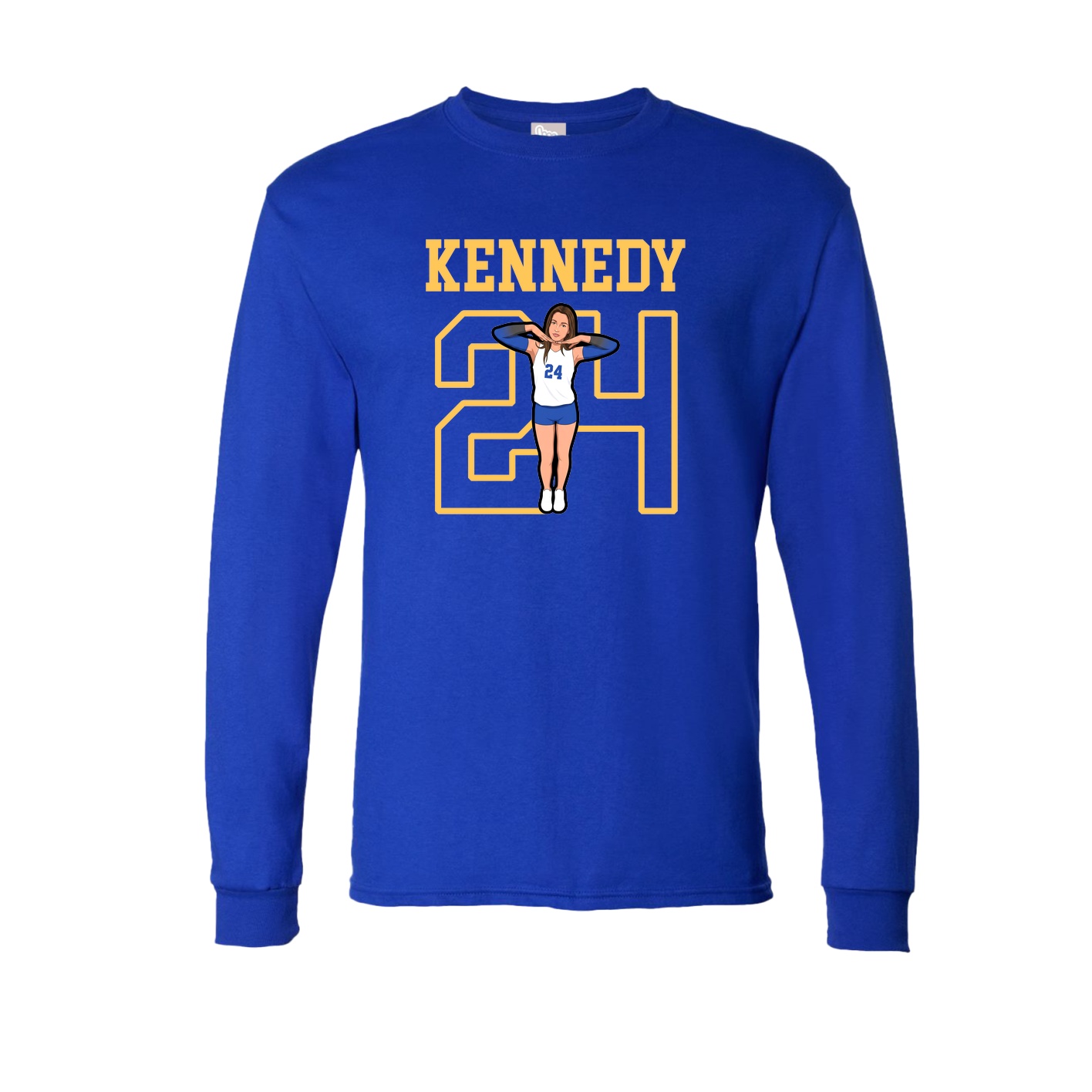 Long Sleeve Tee — Shirsey in Royal