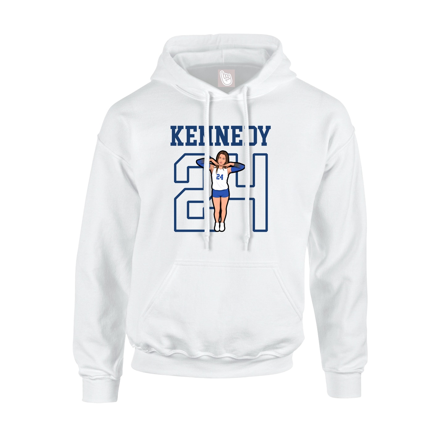 Youth Hoodie — Shirsey in White