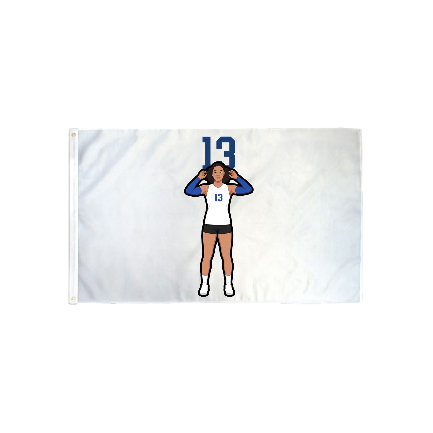 3x5 Flag — Number Top in Classic