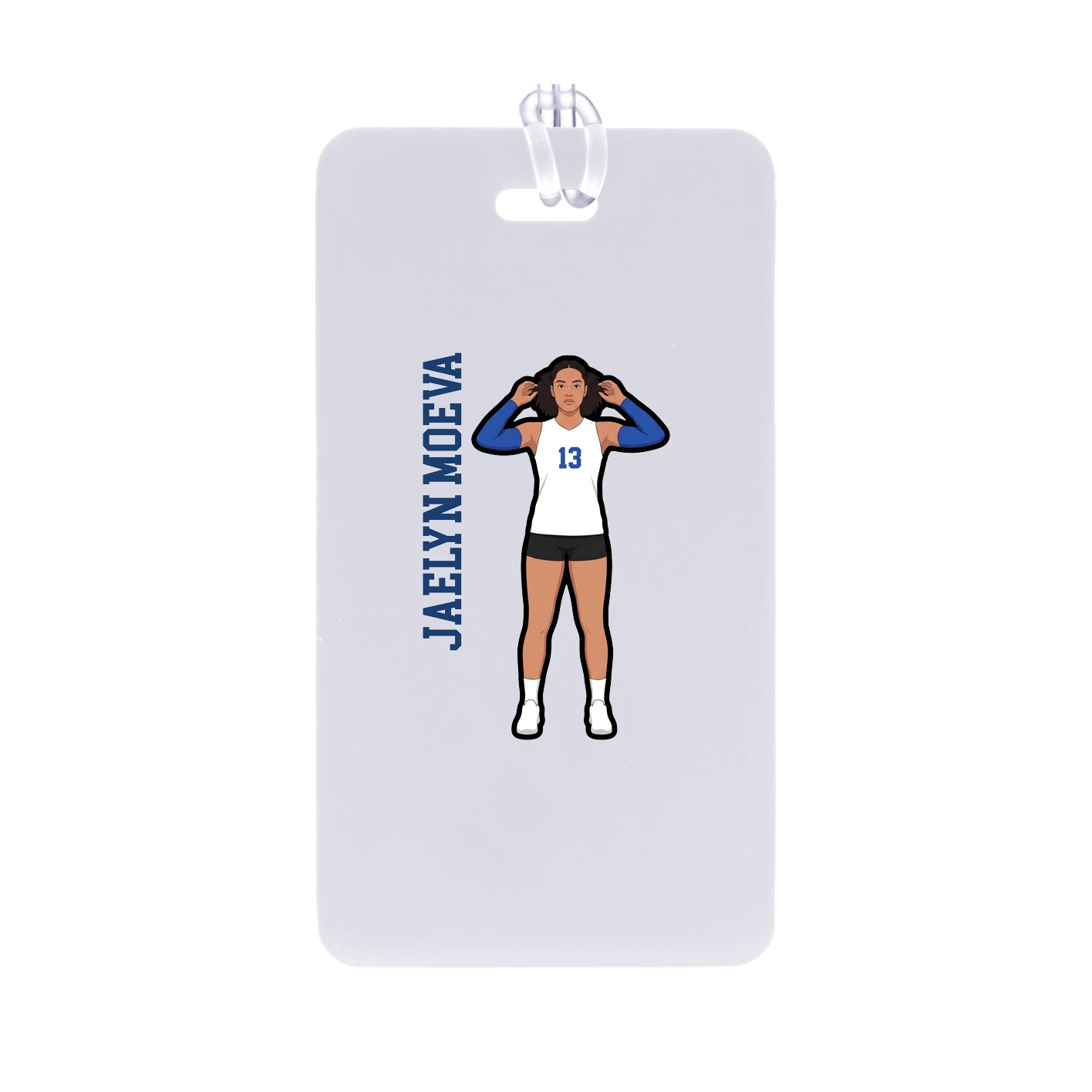 Bag Tag — Name Vertical in Classic
