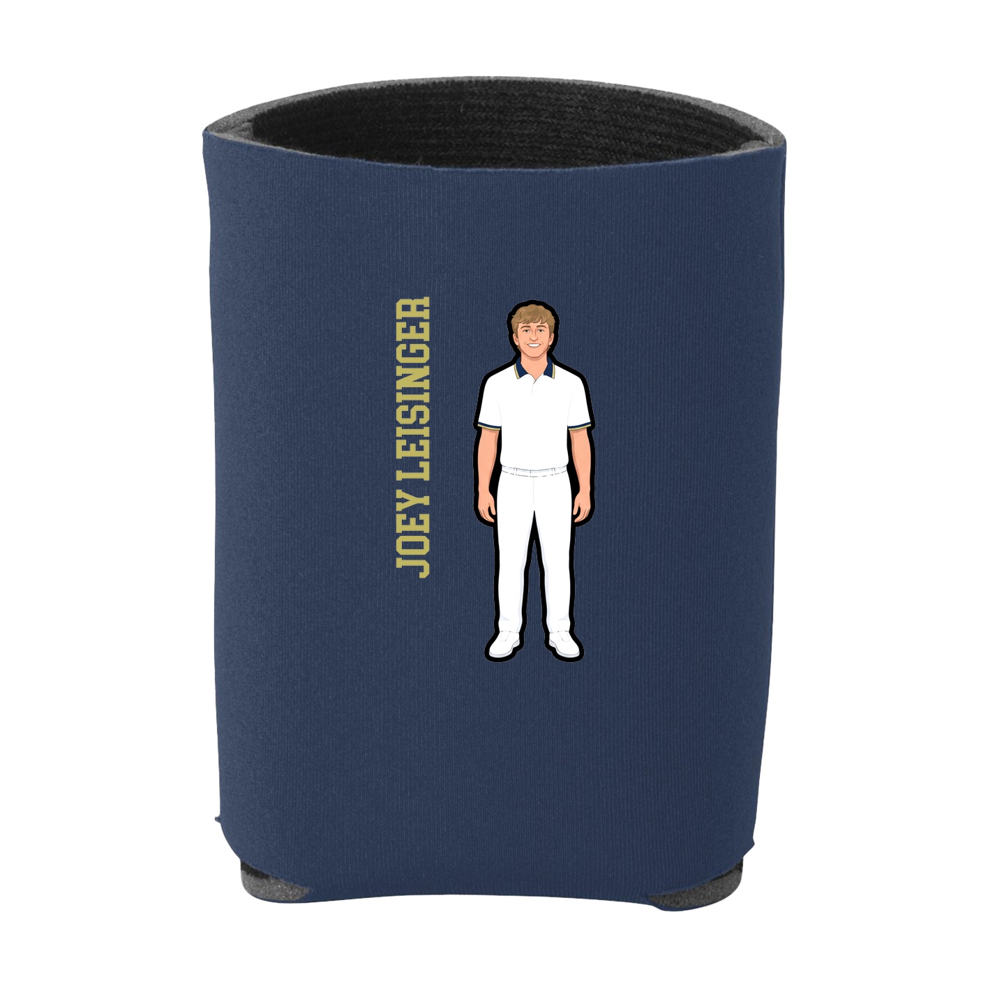 Can Holder — Name Vertical in Navy