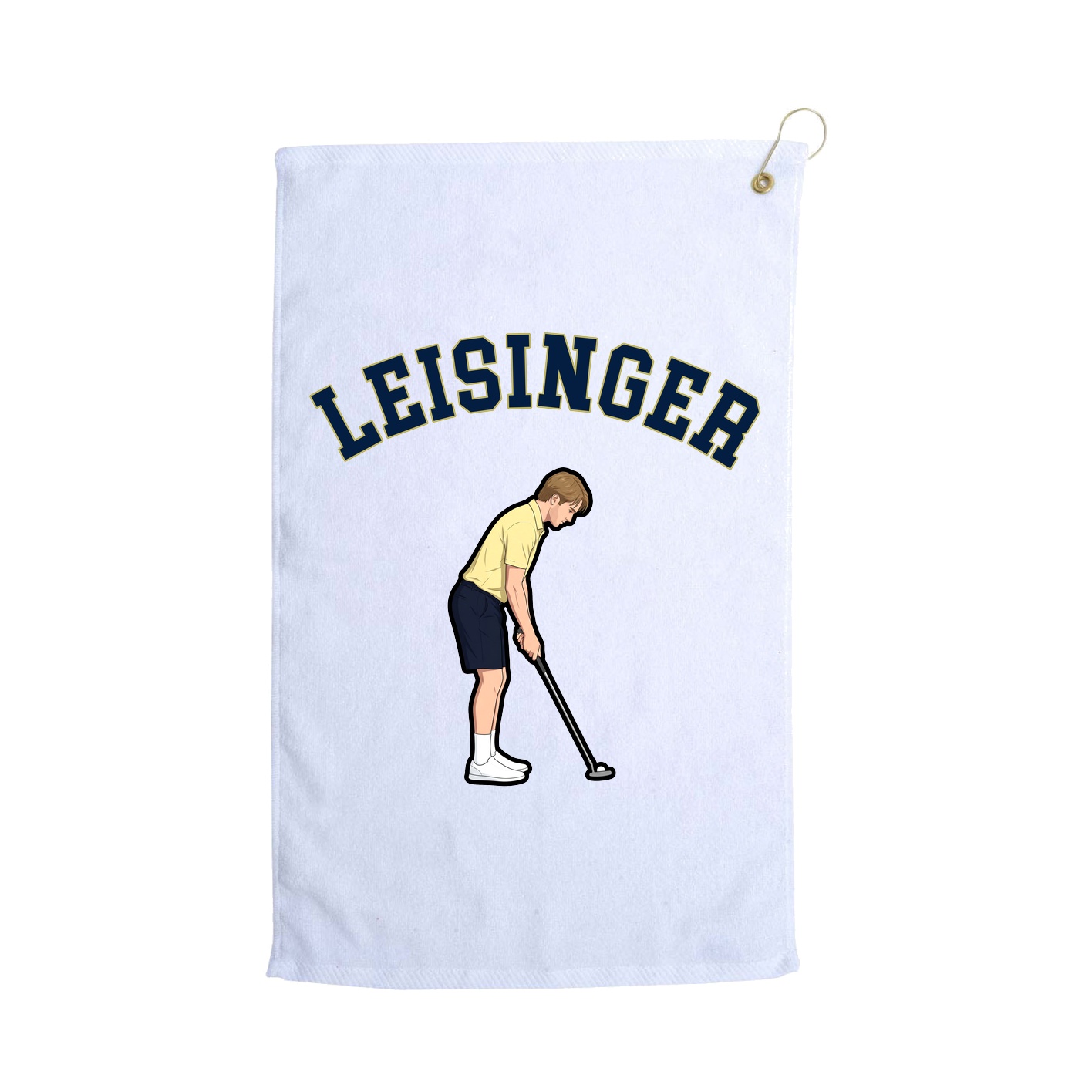 Golf Towel — Shirsey Arch in White
