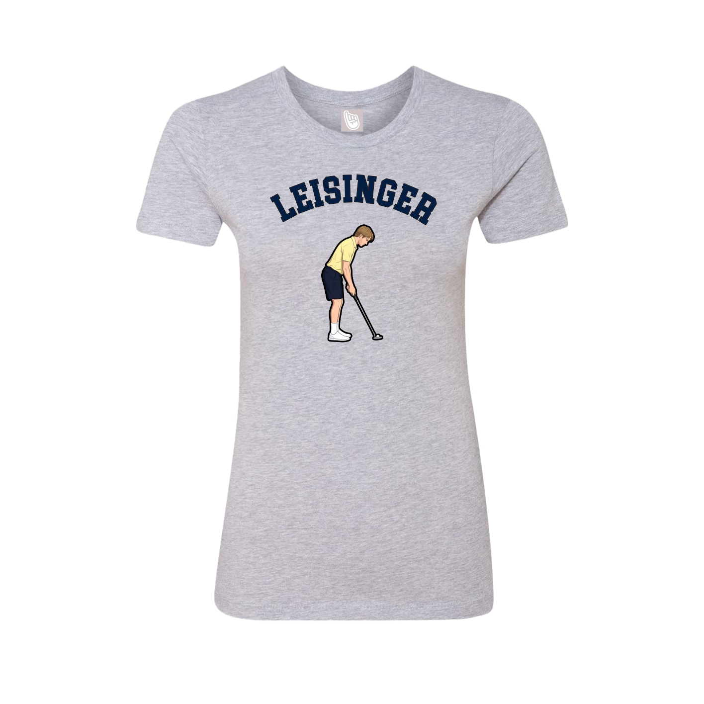 Fitted Women's Tee — Shirsey Arch in Grey