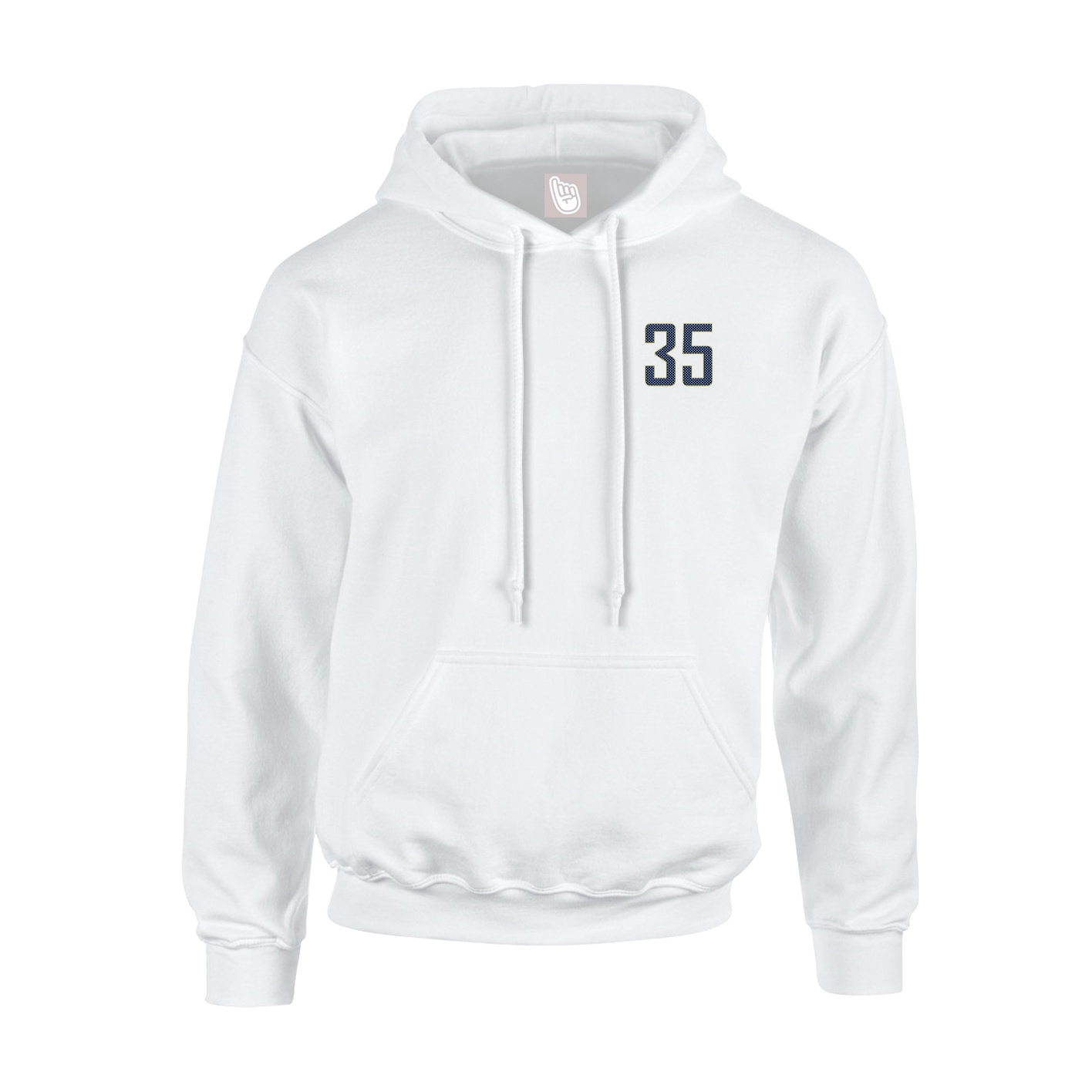 Youth Hoodie — Front Shirsy in White