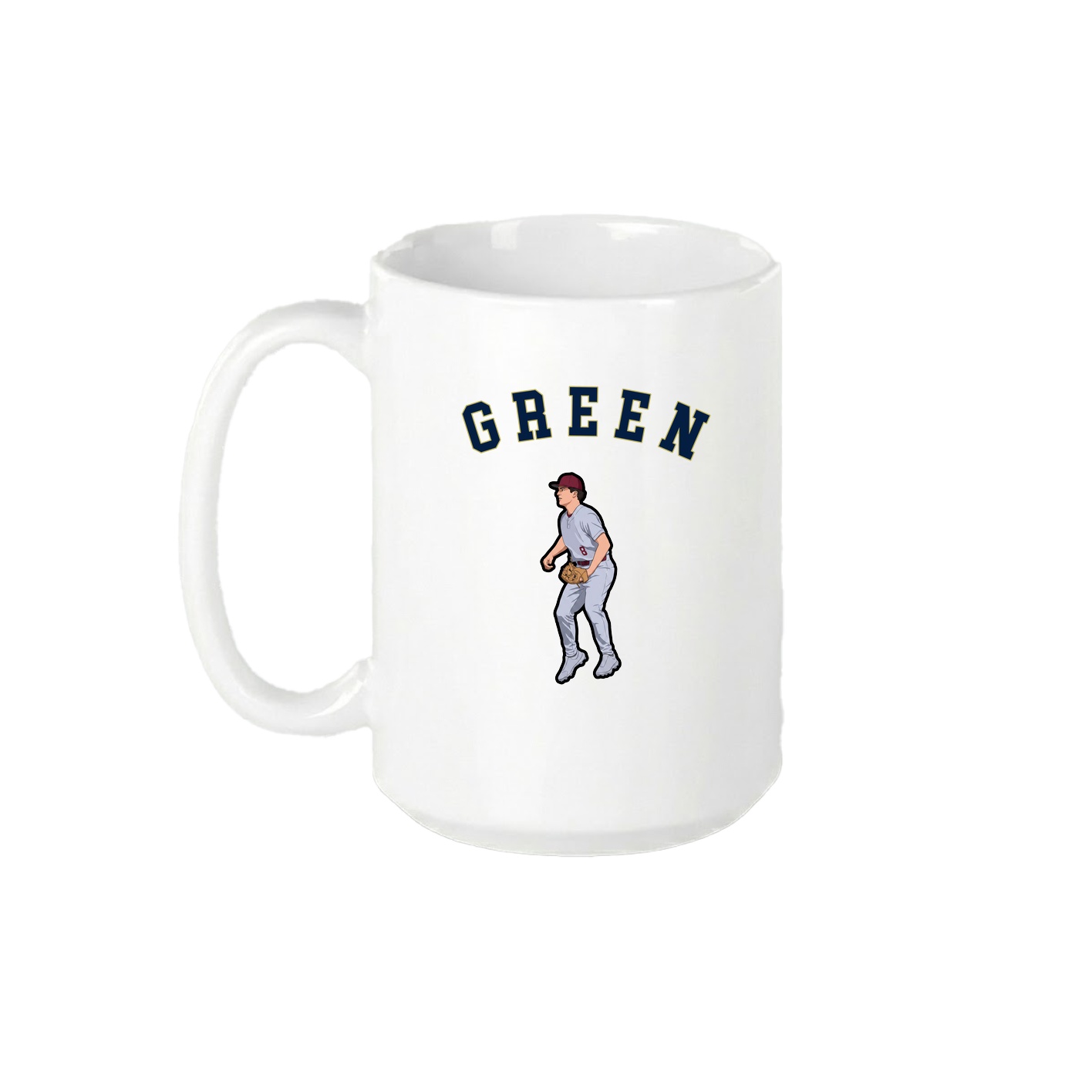 15oz Coffee Mug — Shirsey Arch in White