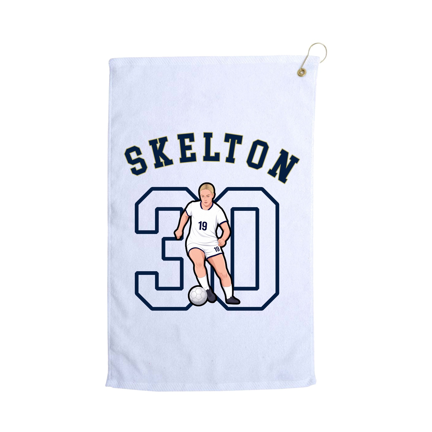 Golf Towel — Shirsey Arch in White
