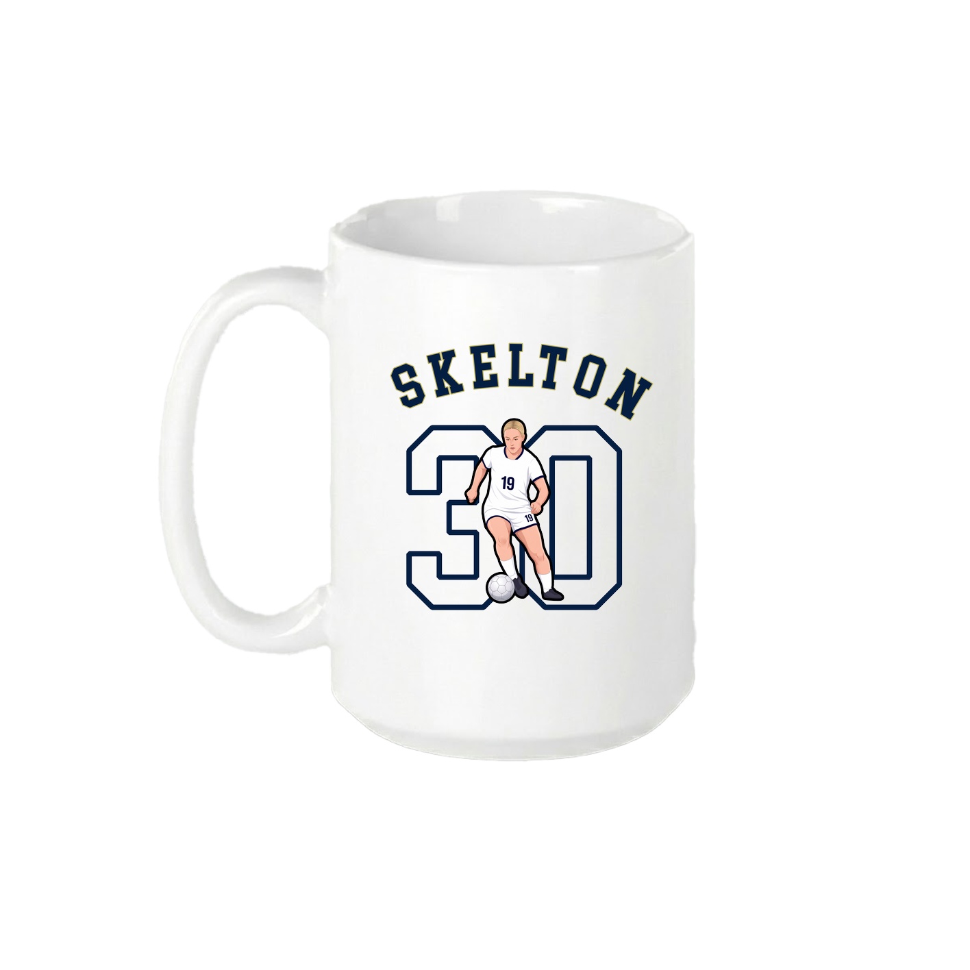 15oz Coffee Mug — Shirsey Arch in White