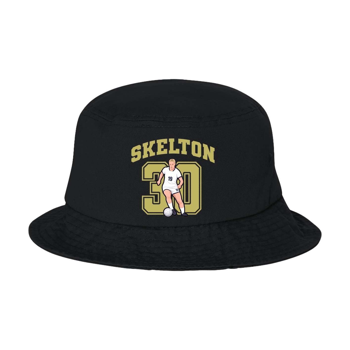 Bucket Cap — Number in Black